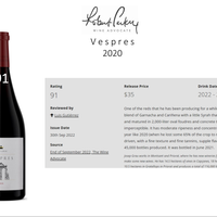 Vespres 2020 - Josep Grau - MeineWeine.ch